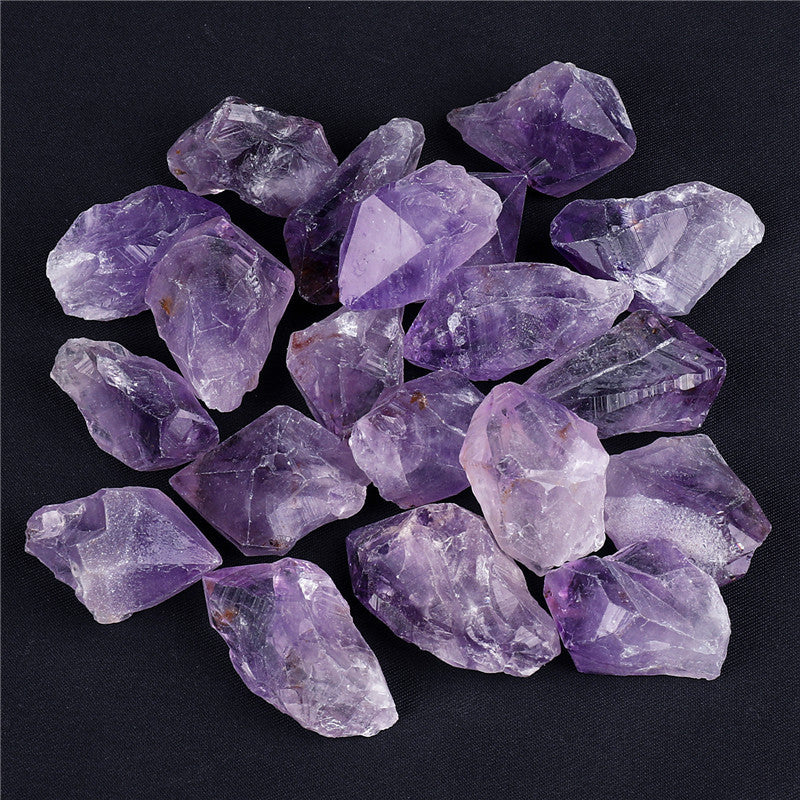 Natural Amethyst Rough Stone Box
