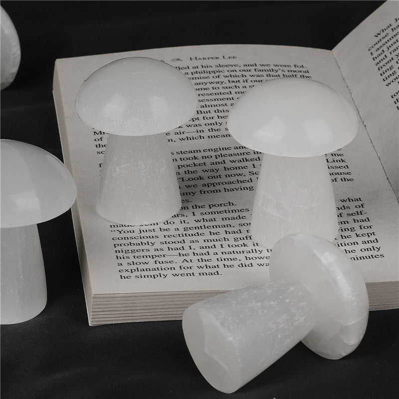 Natural Selenite Mushroom