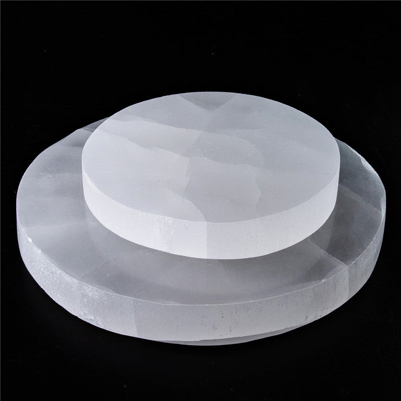 Natural Selenite Slabs Hexagonal, Round, Square, Triangular