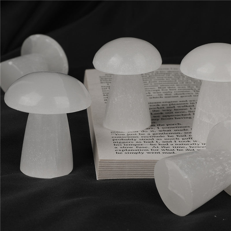 Natural Selenite Mushroom