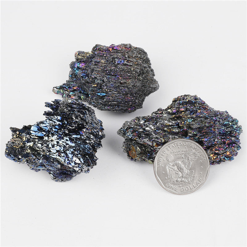 5 colors available Natural raw crystal coal crystal box set
