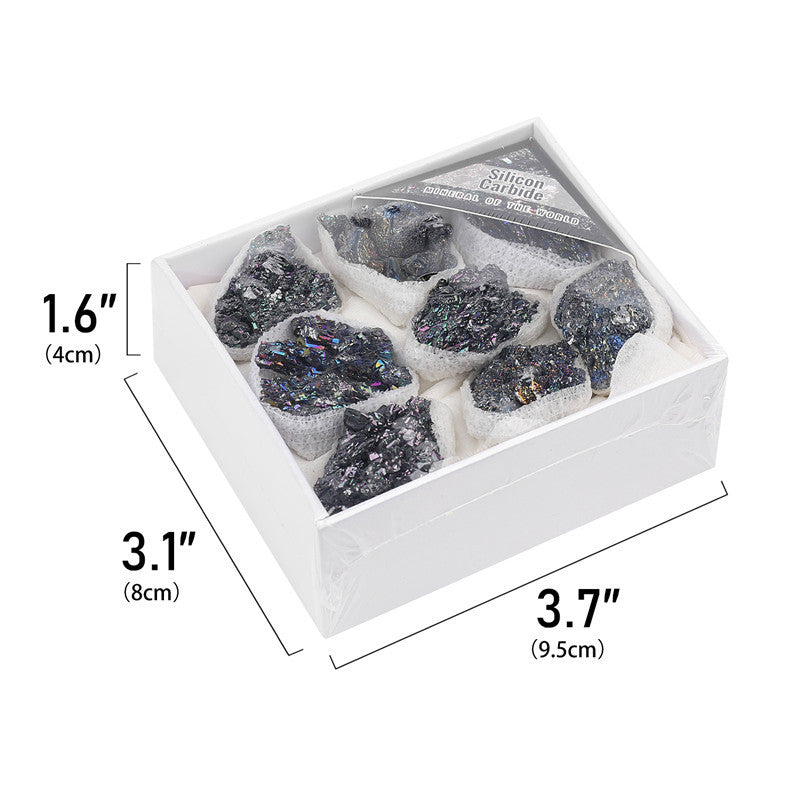 Natural coal crystal rough stone