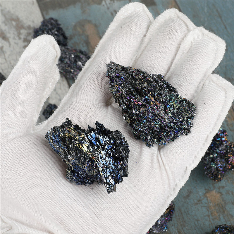 5 colors available Natural raw crystal coal crystal box set