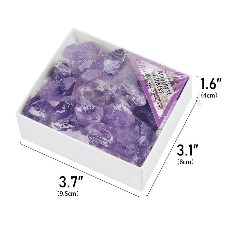 Natural Amethyst Rough Stone Box