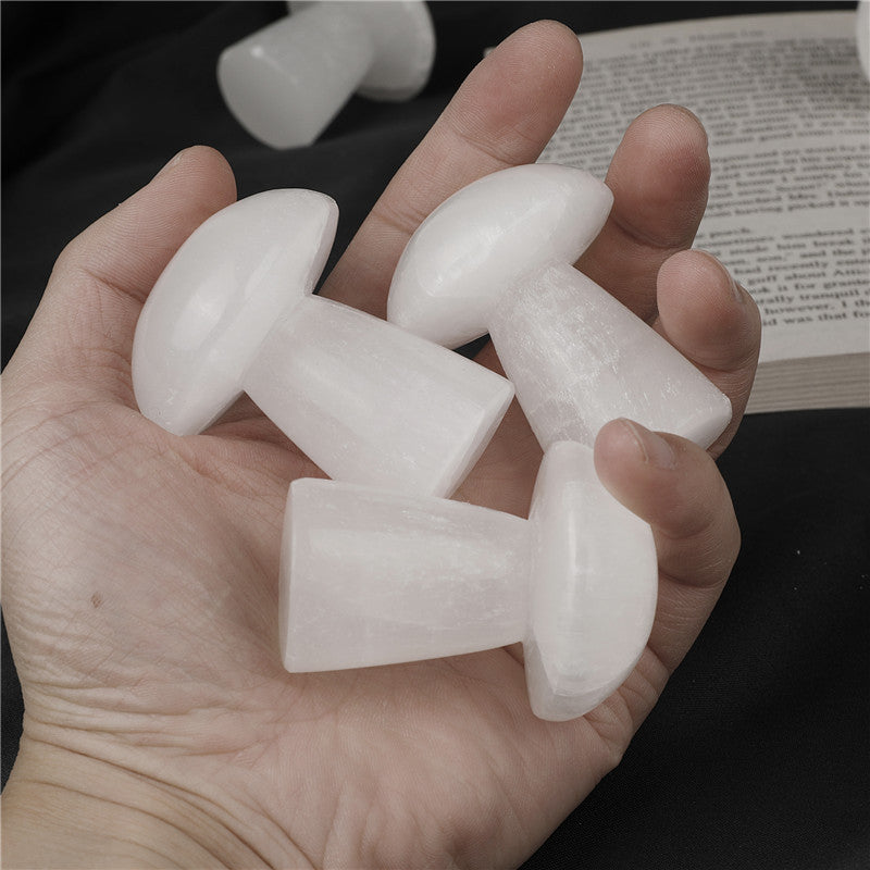 Natural Selenite Mushroom