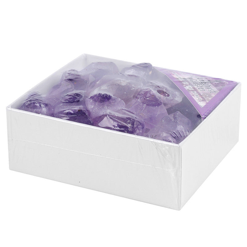 Natural Amethyst Rough Stone Box