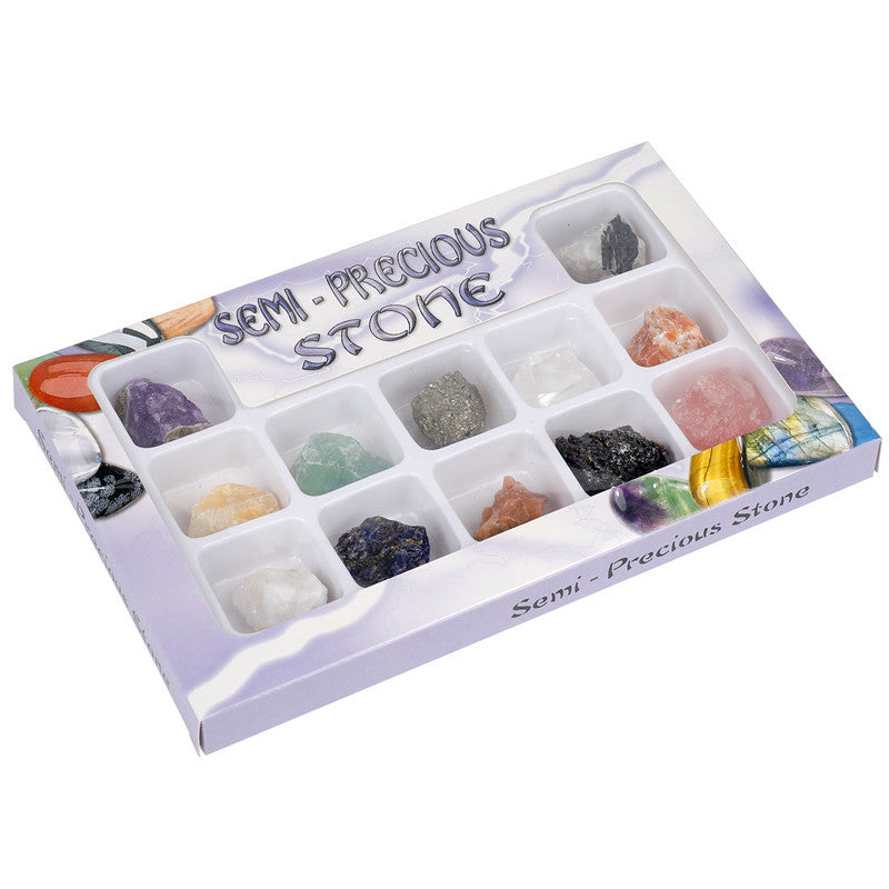 12 types of large-grain natural crystal rough stone mineral specimens for geological teaching