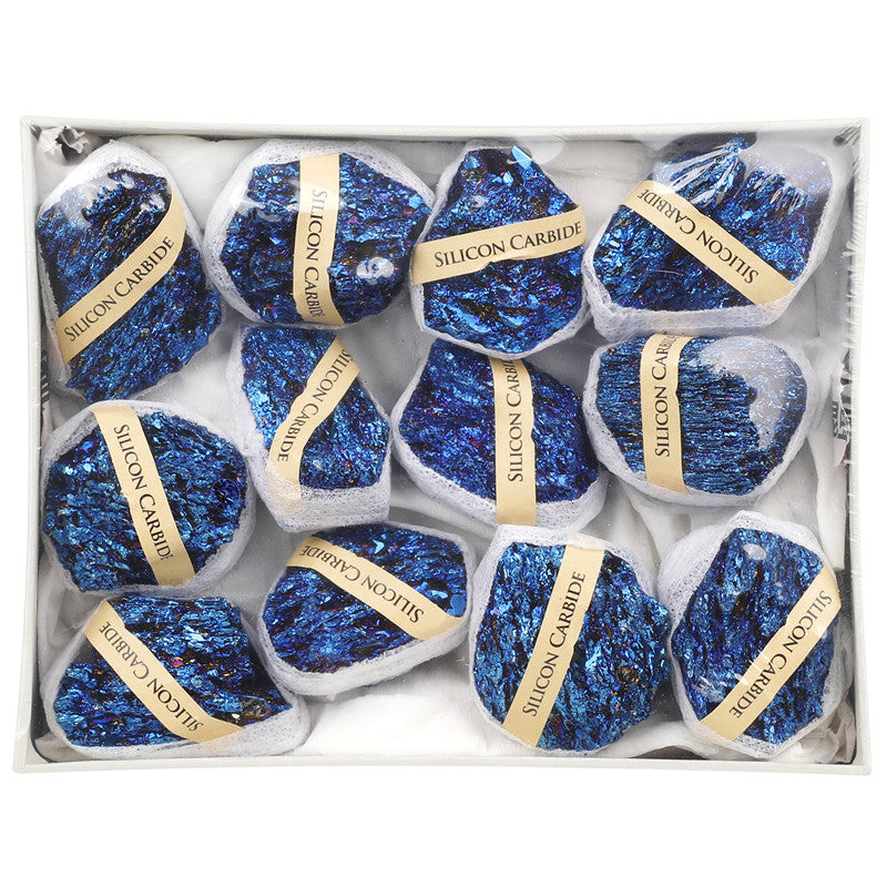5 colors available Natural raw crystal coal crystal box set