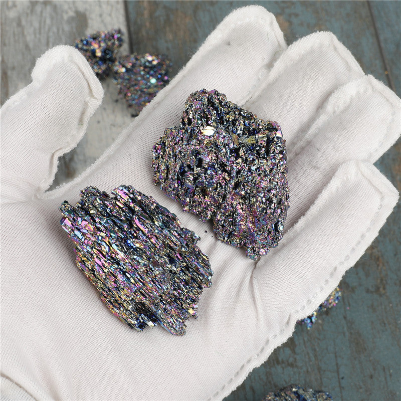 5 colors available Natural raw crystal coal crystal box set