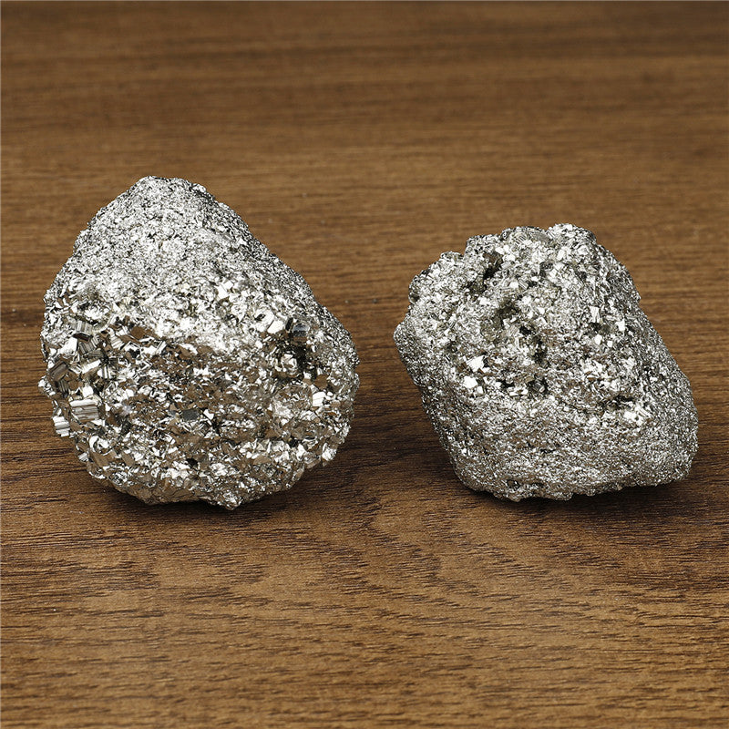 Natural pyrite rough stone box set