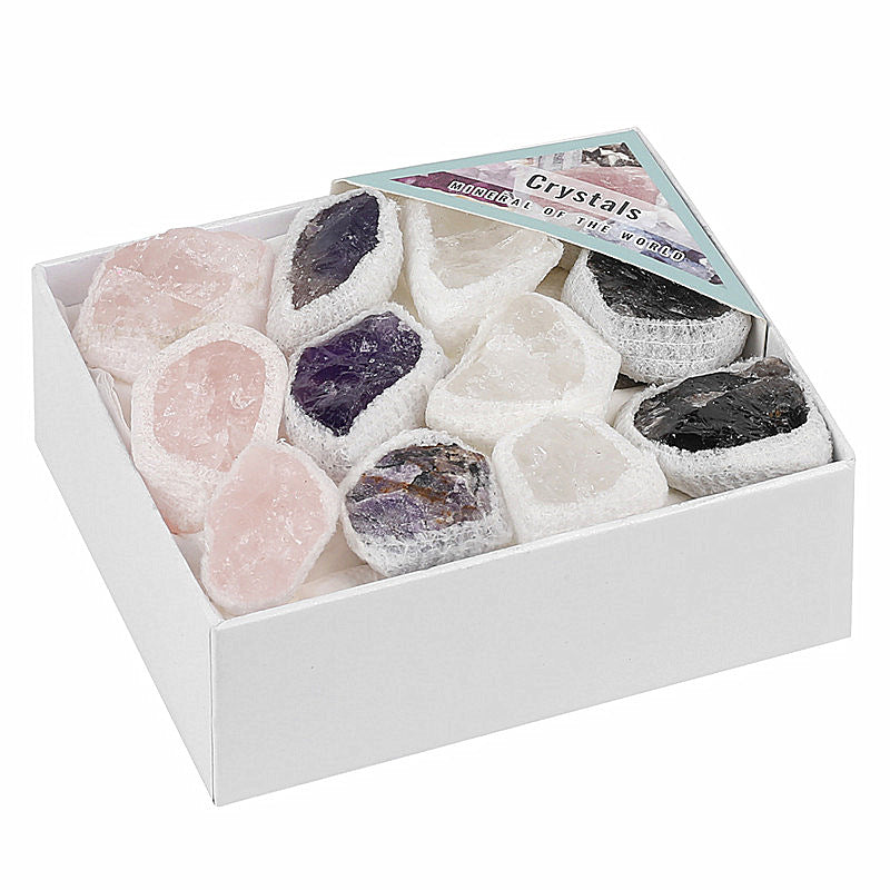 Mixed crystal rough stone box