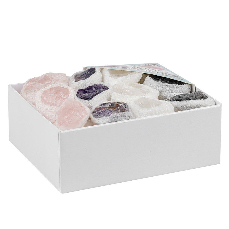 Mixed crystal rough stone box