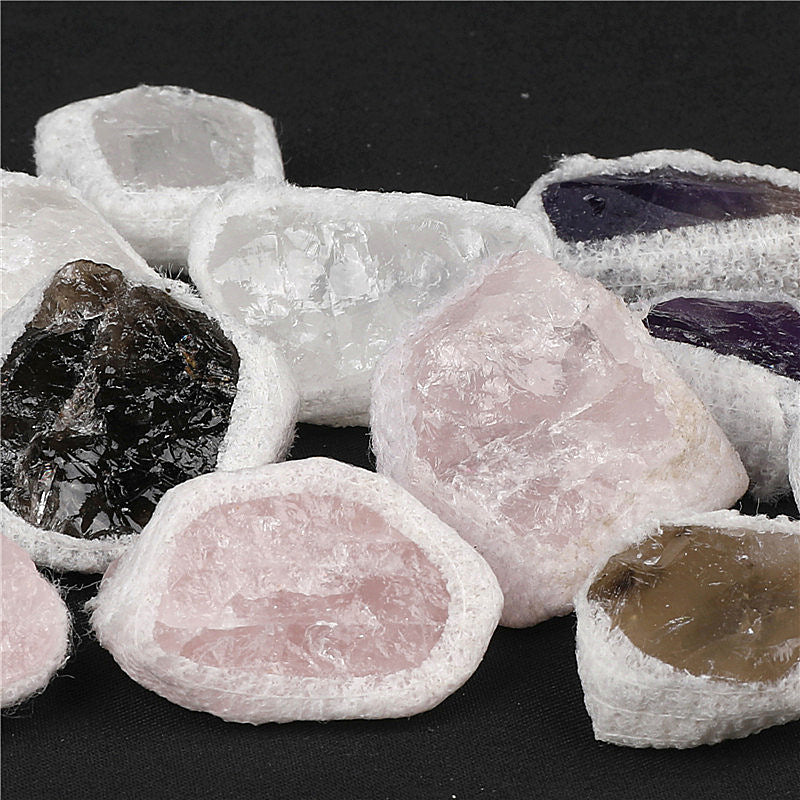 Mixed crystal rough stone box