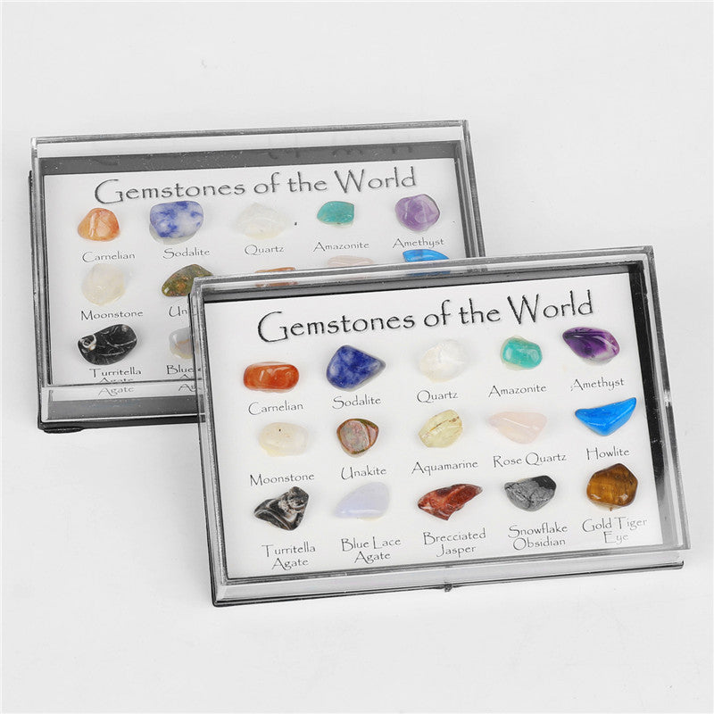 15 types of natural crystal mineral specimens