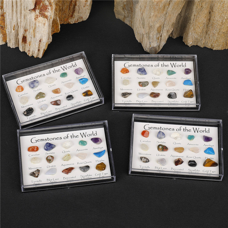 15 types of natural crystal mineral specimens