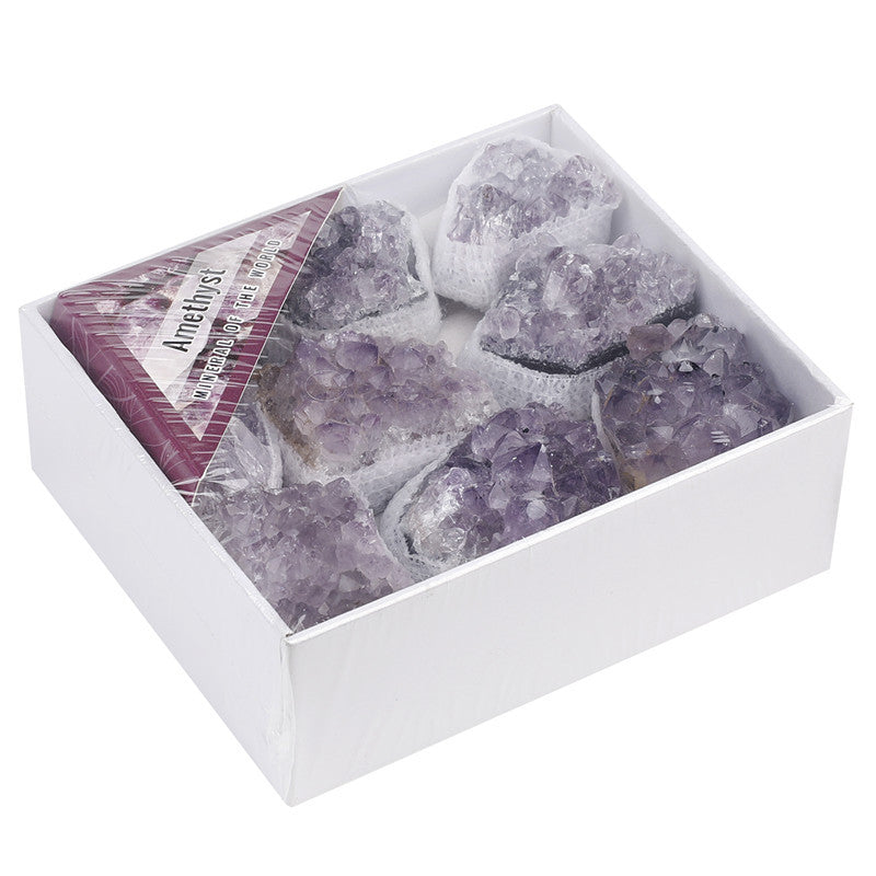 Grade B Amethyst Cluster Gift Box