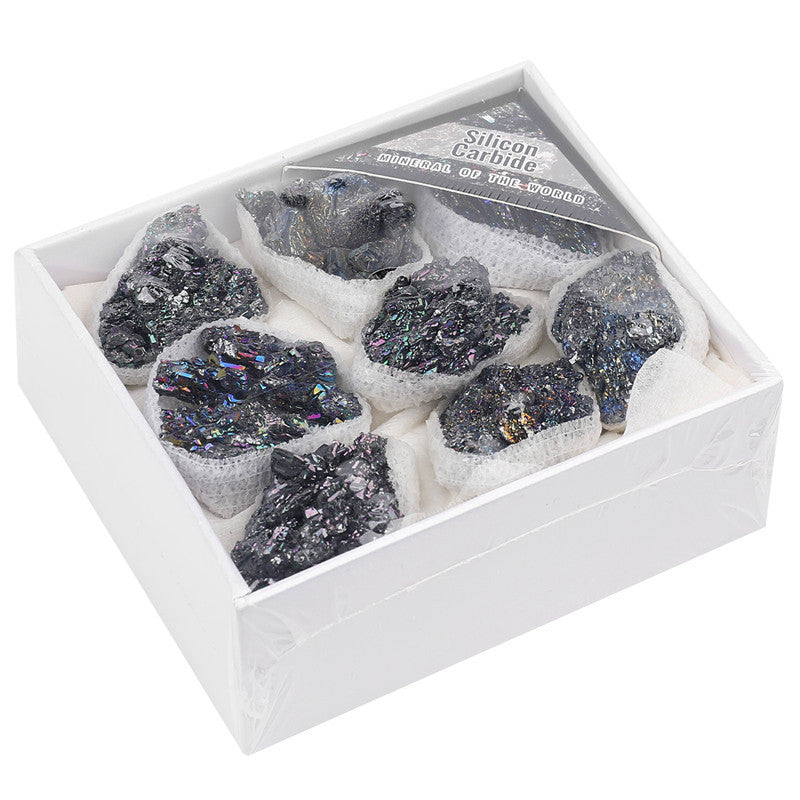 Natural coal crystal rough stone