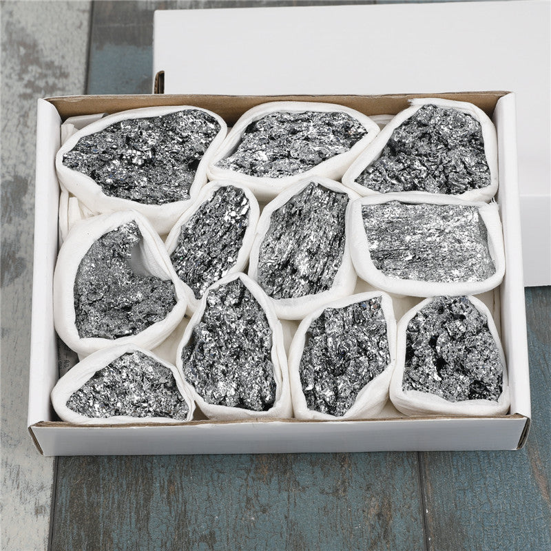 5 colors available Natural raw crystal coal crystal box set