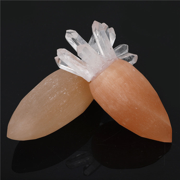 Natural Selenite Carrot