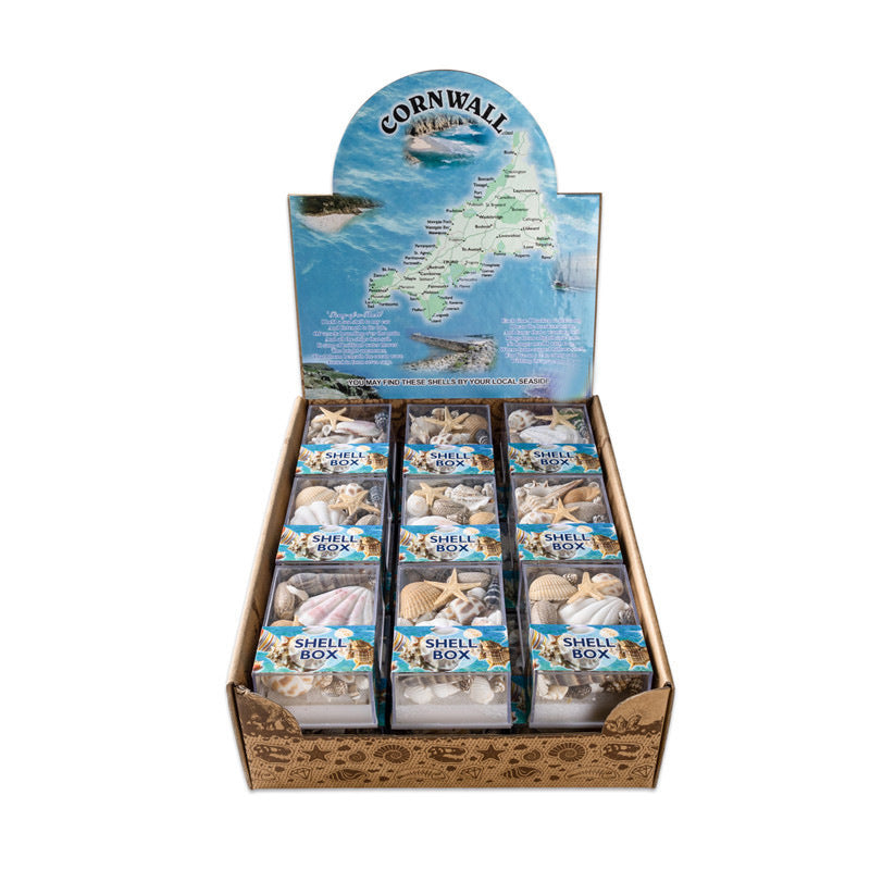 Natural marine biological specimens, shell specimens, and educational materials for student science education.