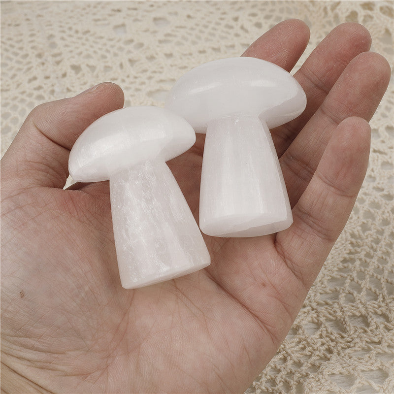 Natural Selenite Mushroom