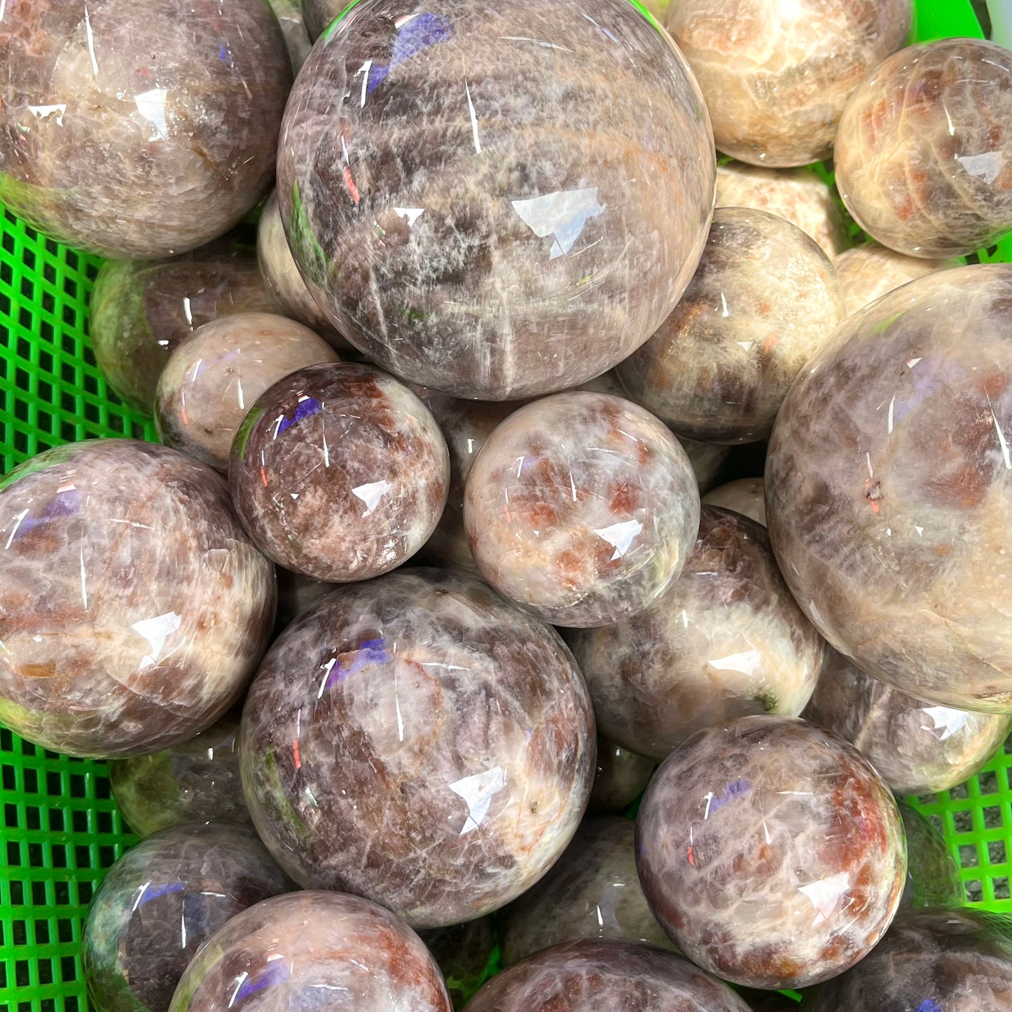 Peach Moonstone Sphere