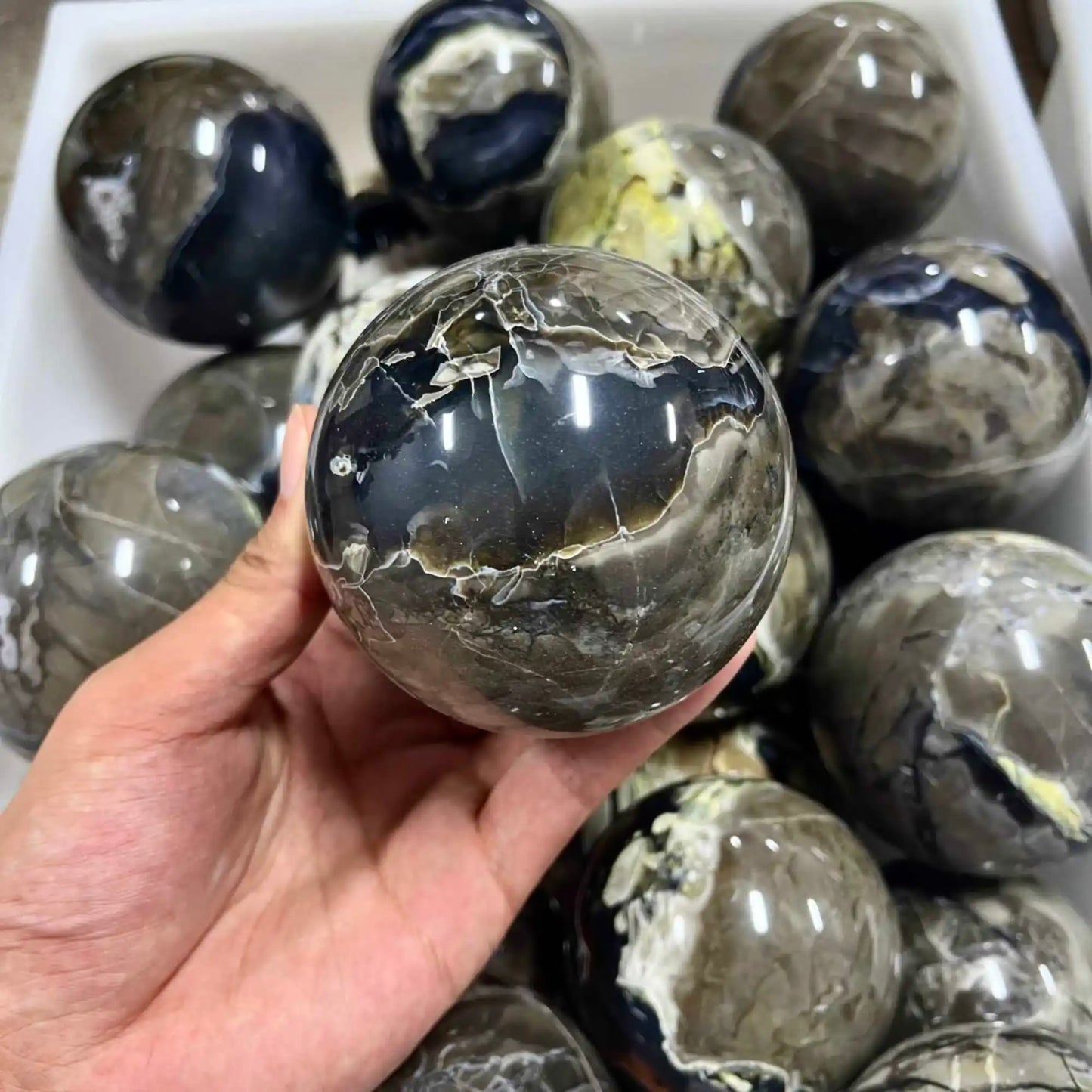 Volcanic Agate Sphere