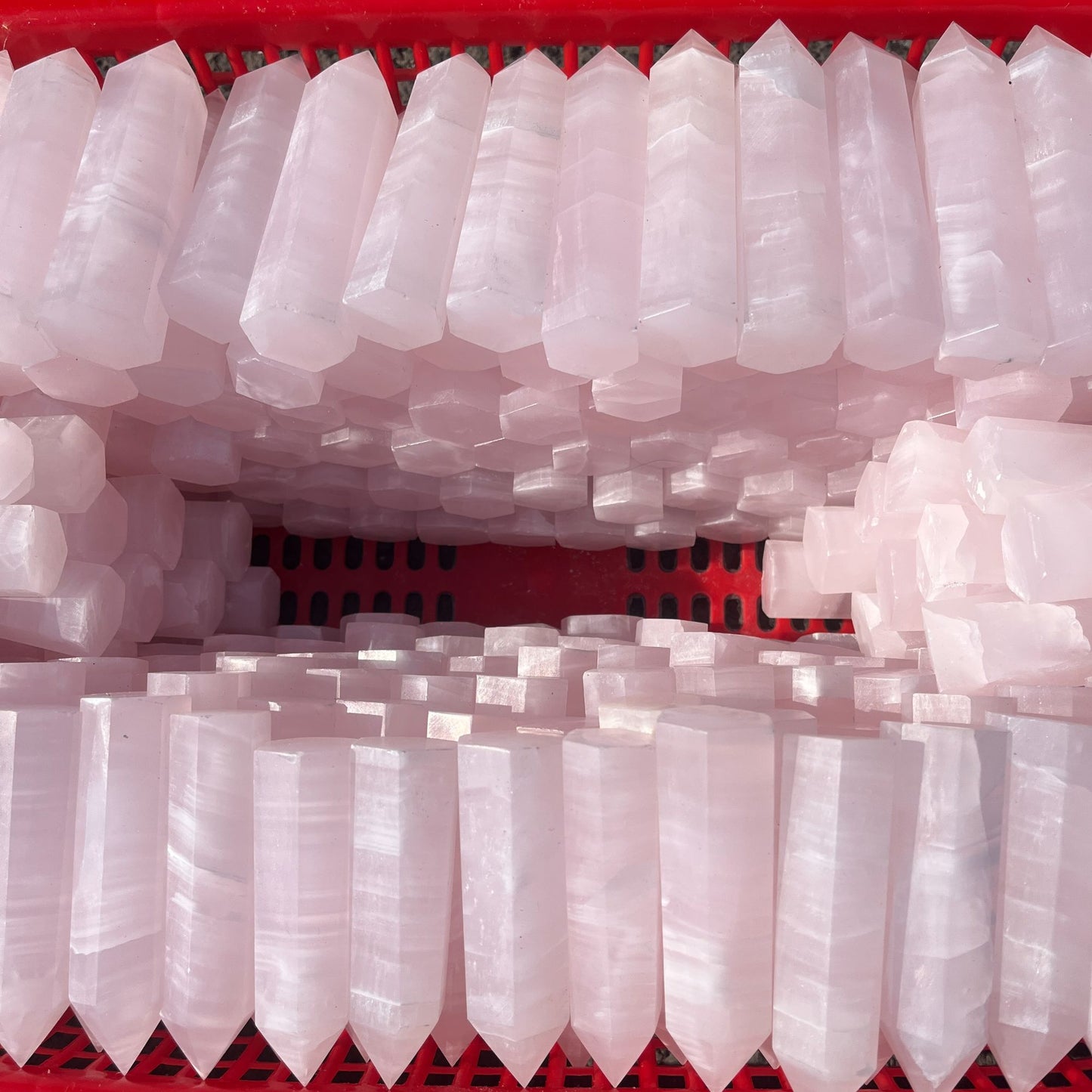 Pink Calcite Tower