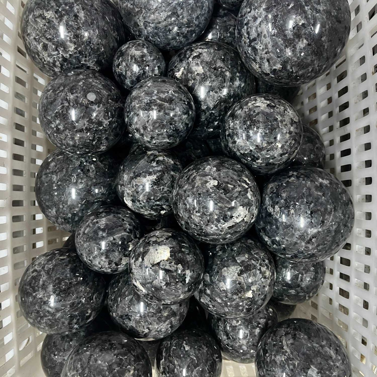 Larvikite Sphere