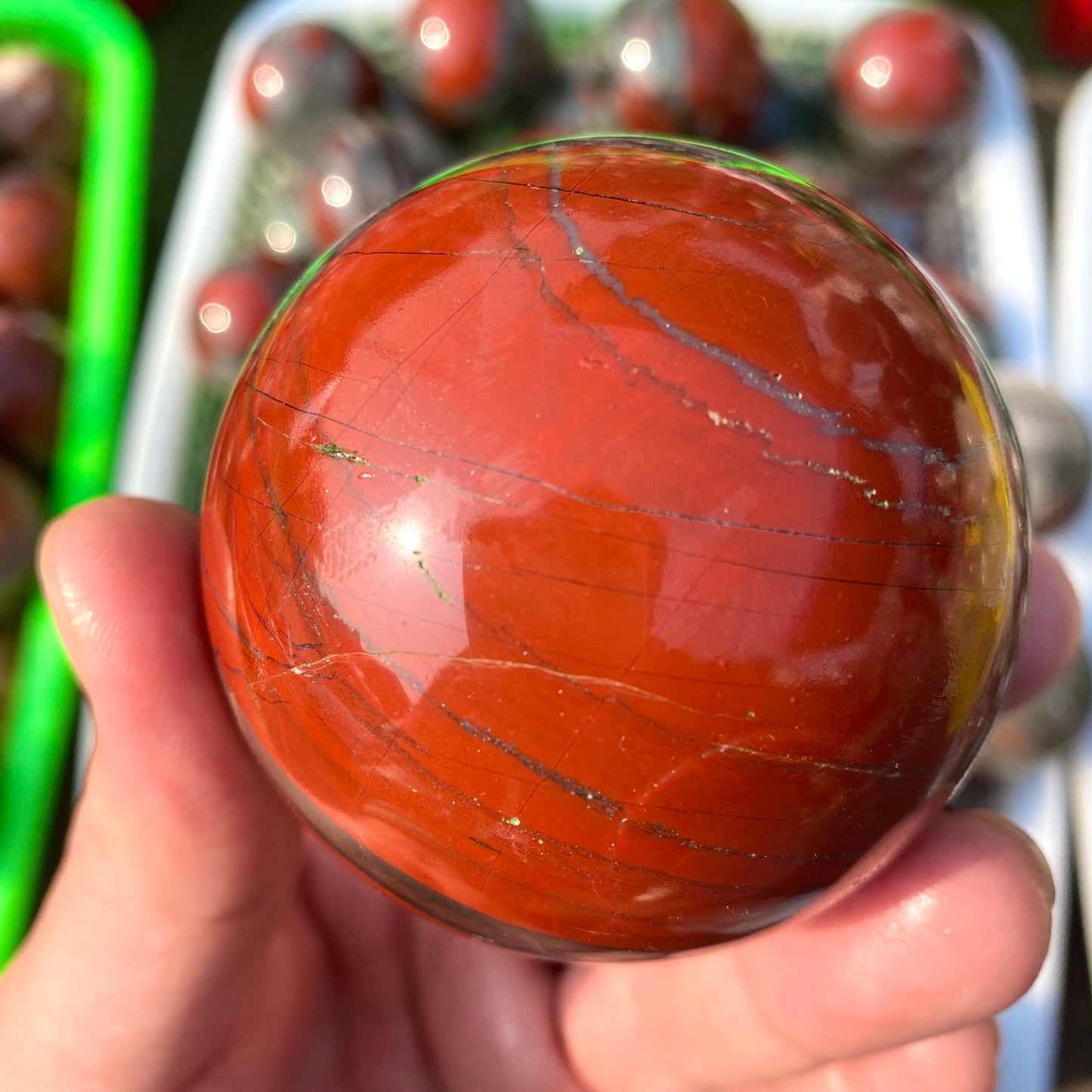 African Bloodstone Sphere