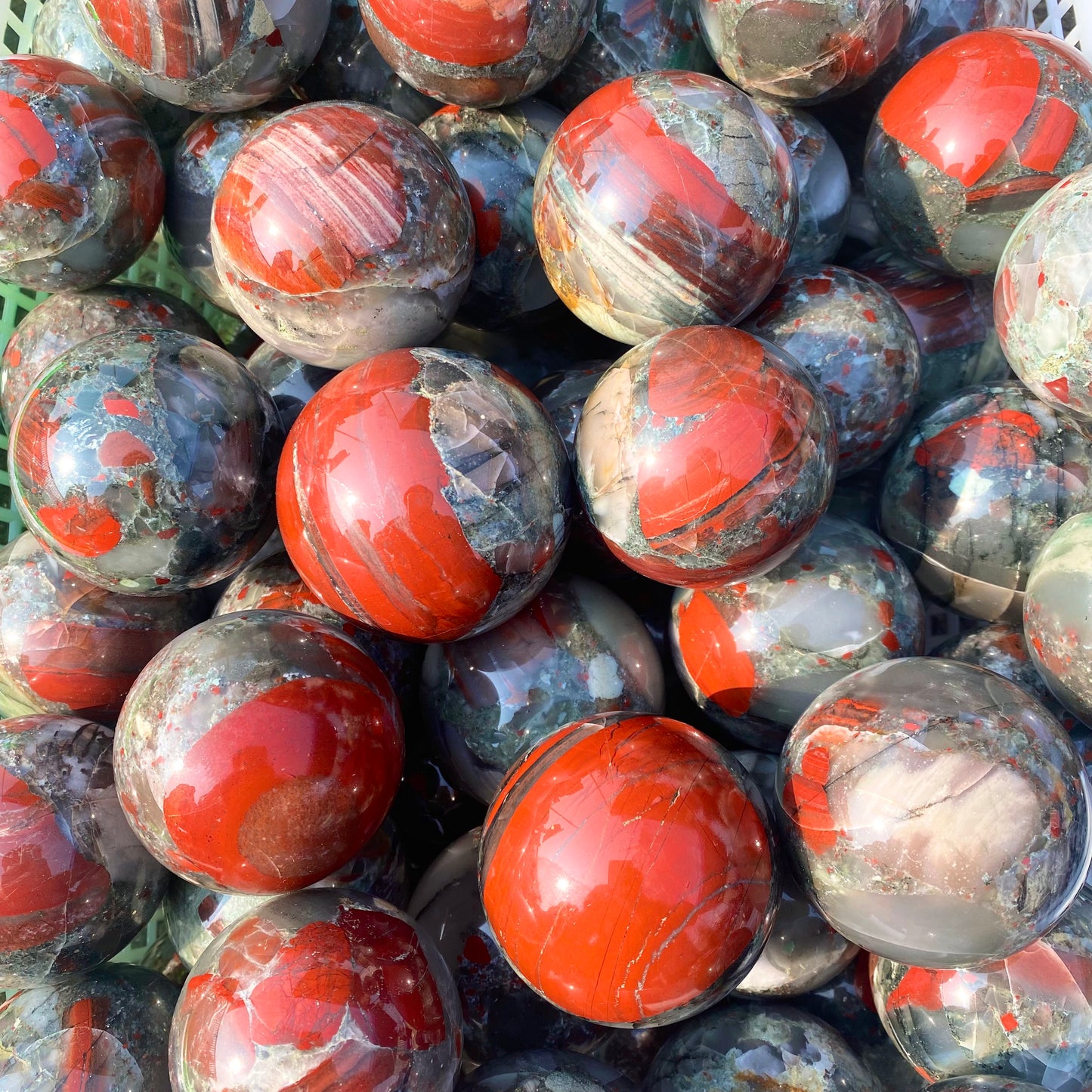 African Bloodstone Sphere