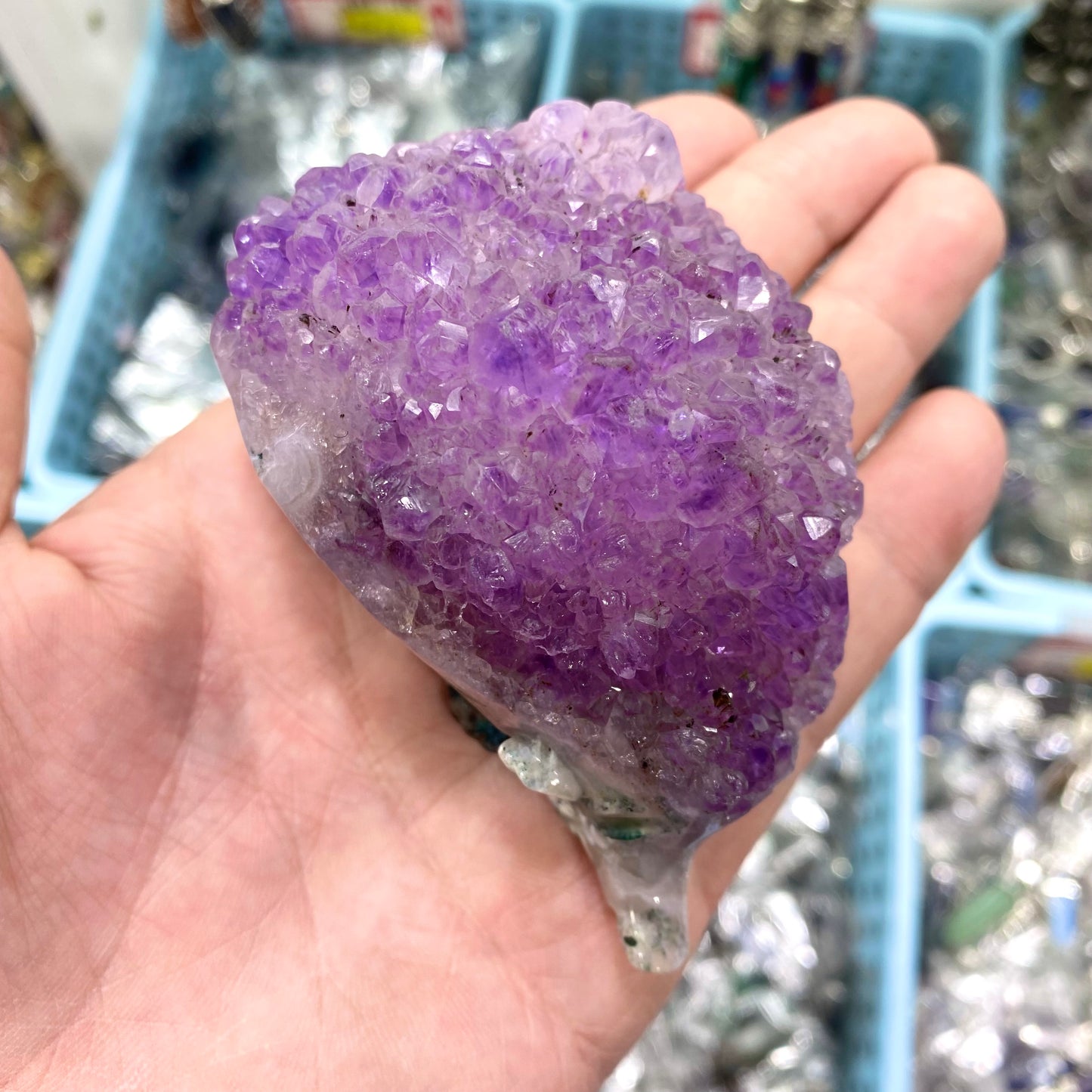 Amethyst Hedgehog Carving