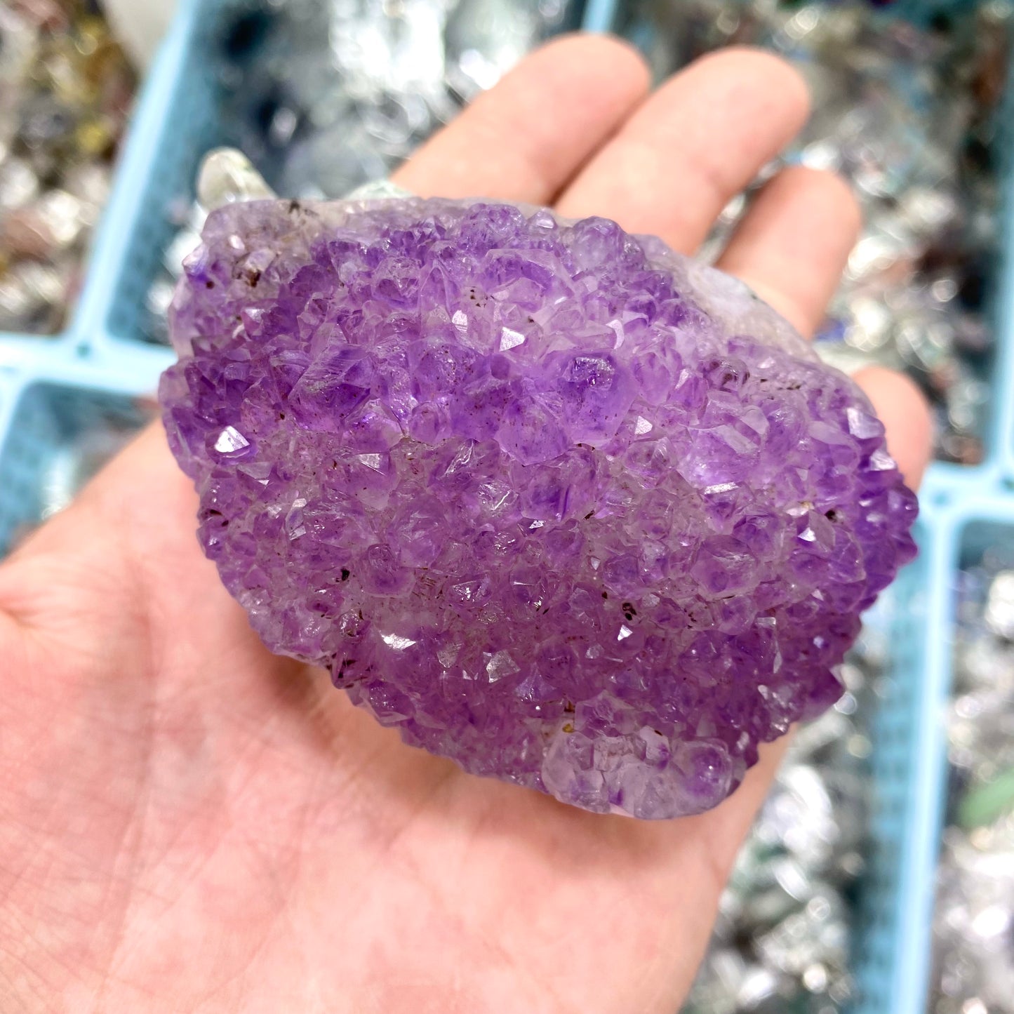 Amethyst Hedgehog Carving