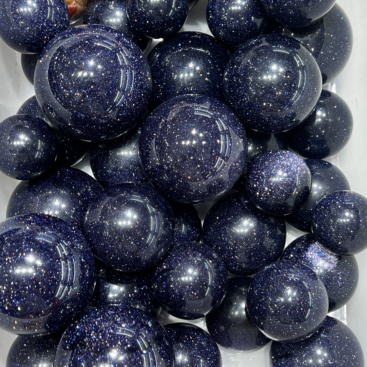 Blue Goldstone Sphere(artificial)