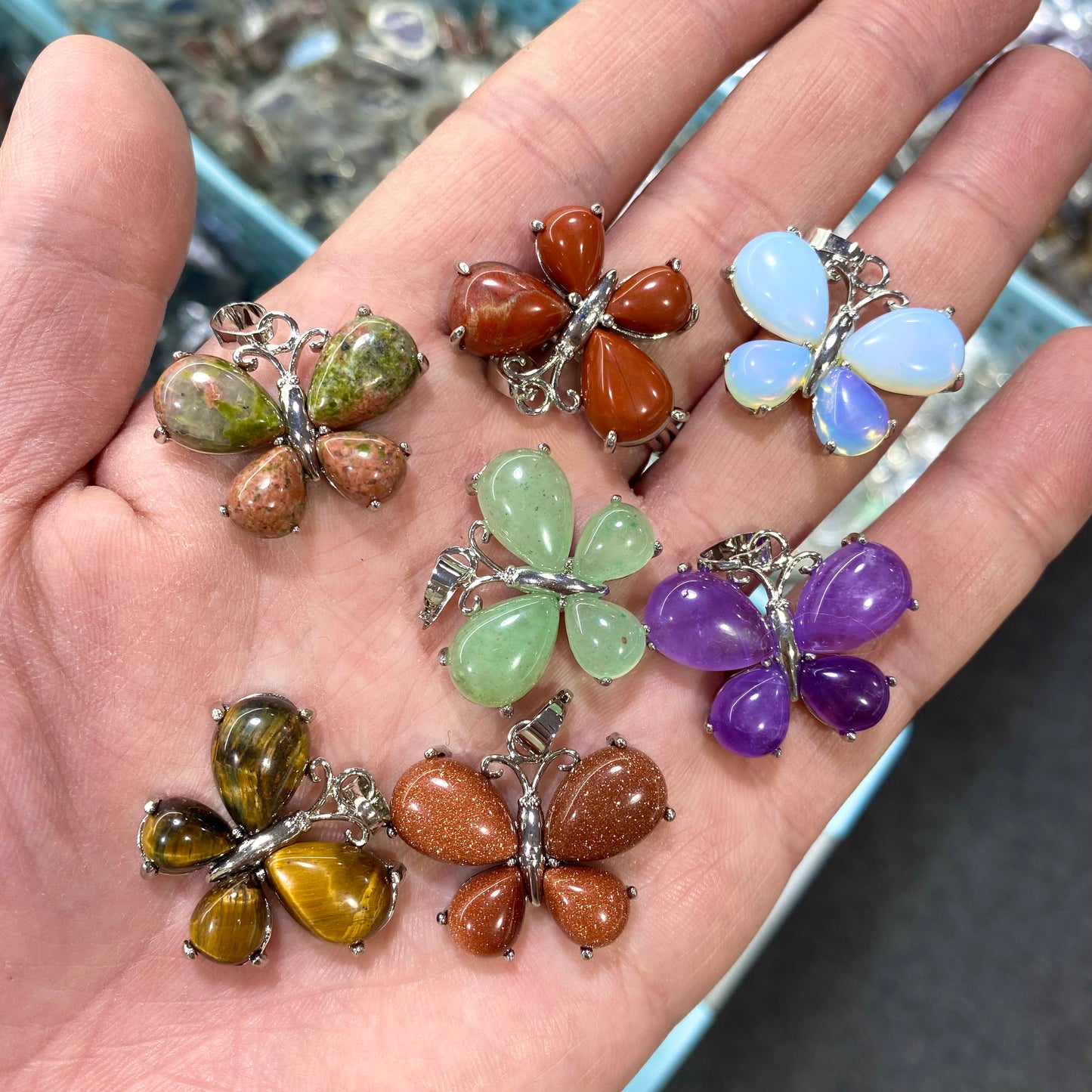 Butterfly Crystal Pendant