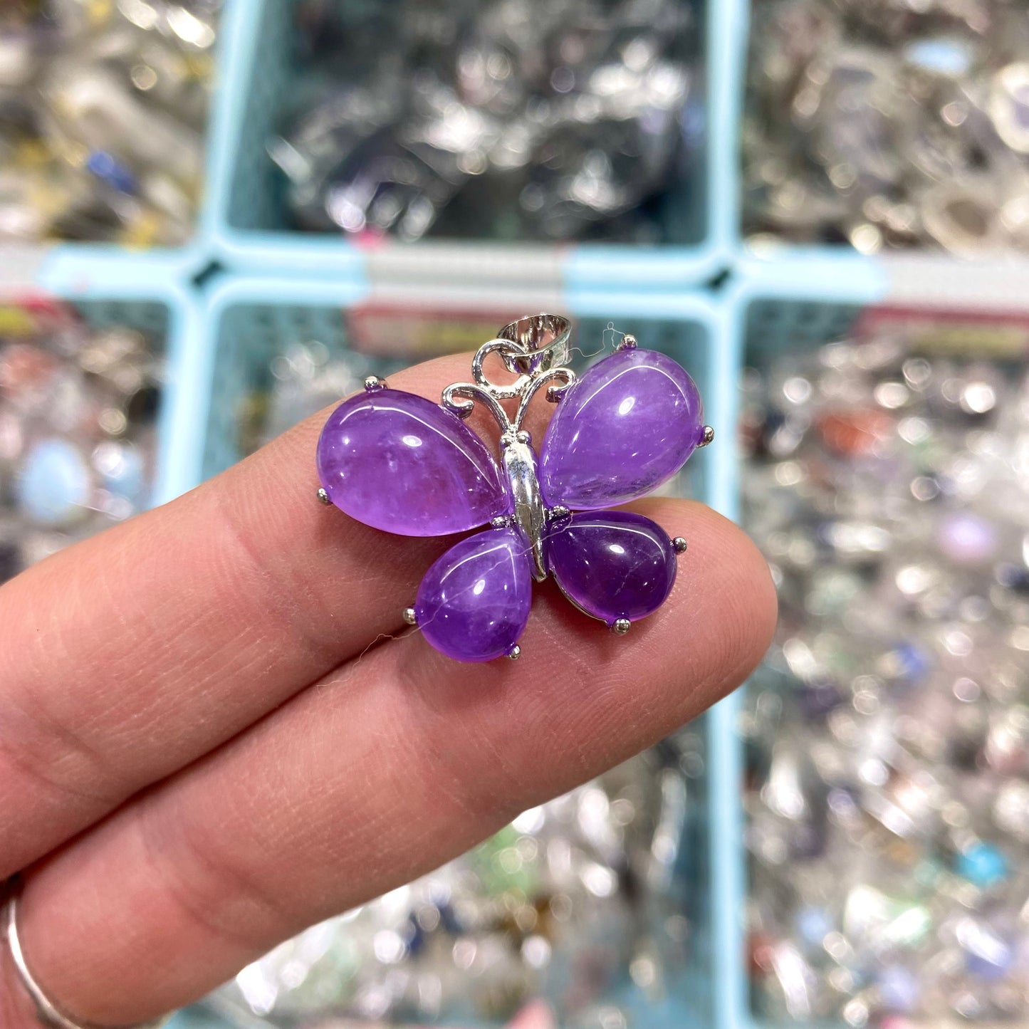Butterfly Crystal Pendant