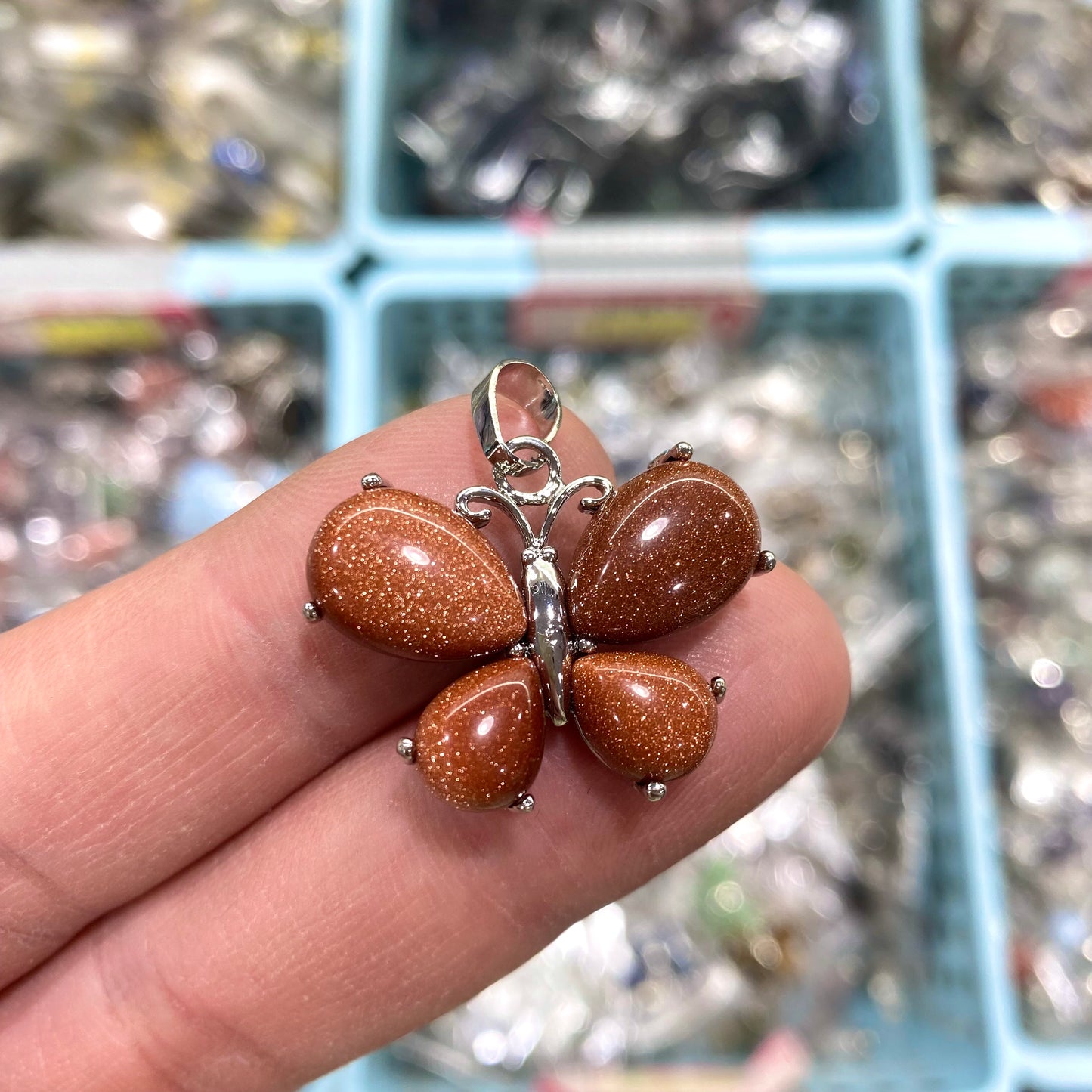 Butterfly Crystal Pendant