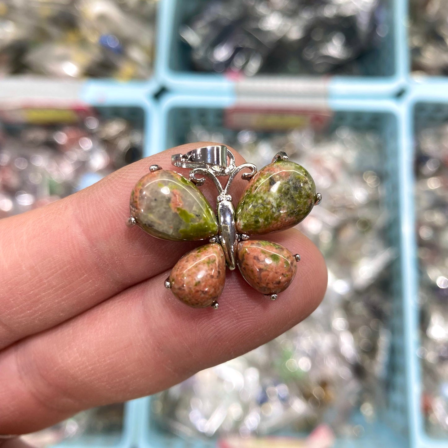 Butterfly Crystal Pendant