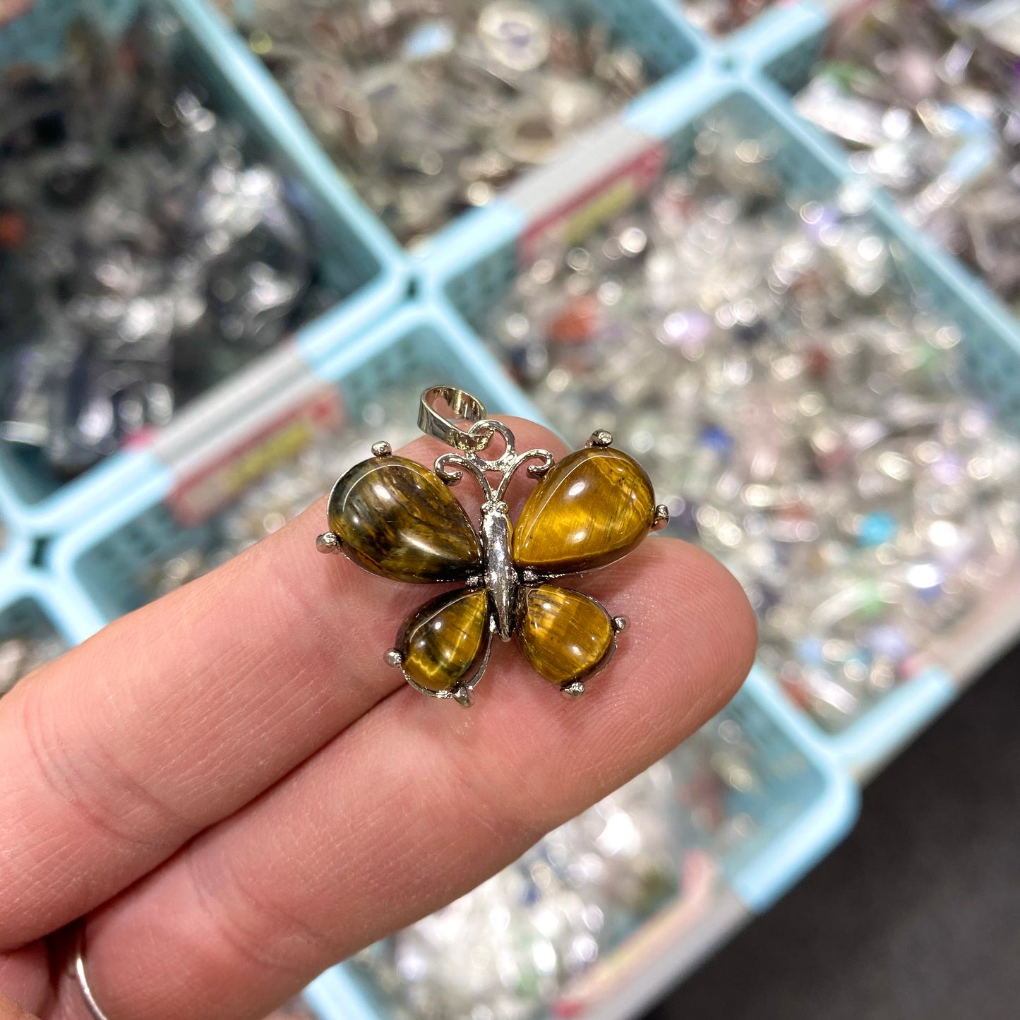 Butterfly Crystal Pendant