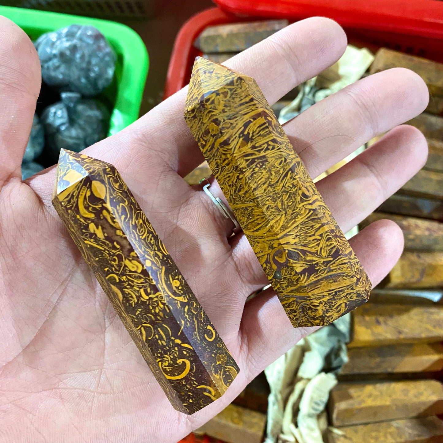 Golden Silk Jade Tower