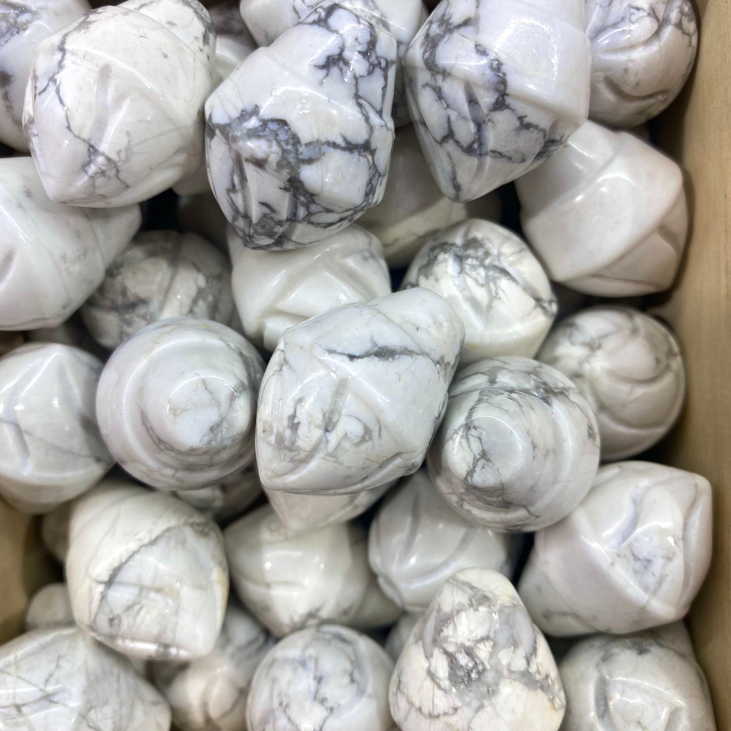 Howlite Ice Cream Carving