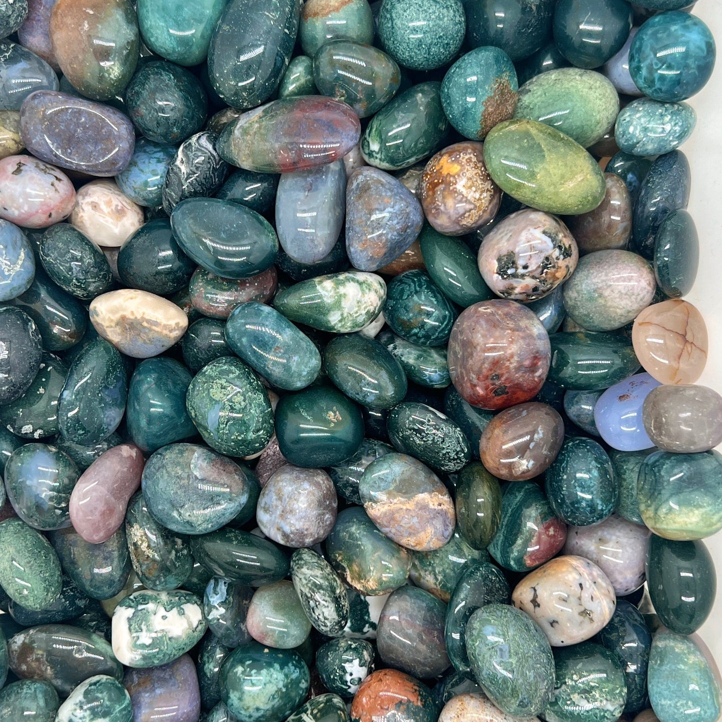 Ocean Jasper Tumbled Stones(20-30mm) WaterfrontCrystal