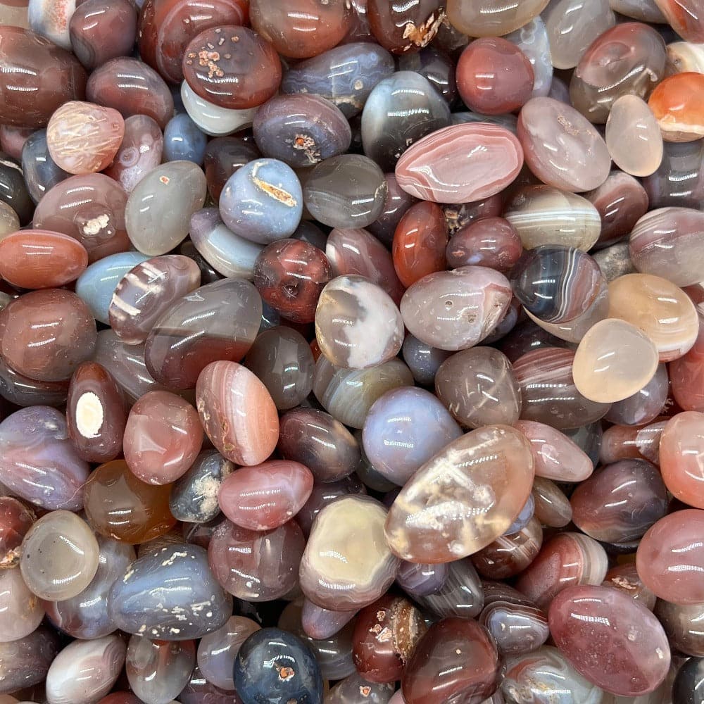 Red Agate Tumbled | Red Agate Stones | WaterfrontCrystal