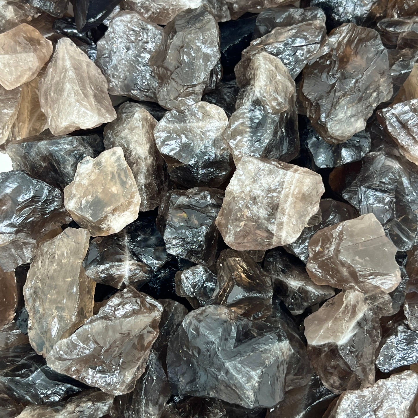 Smoke Crystal Rough Stones WaterfrontCrystal