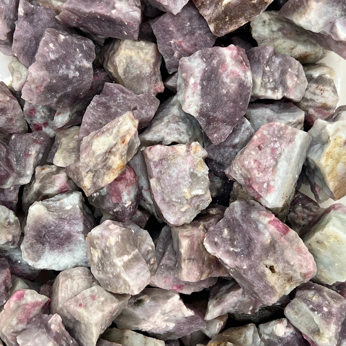 Plum Tourmaline Rough Stones WaterfrontCrystal