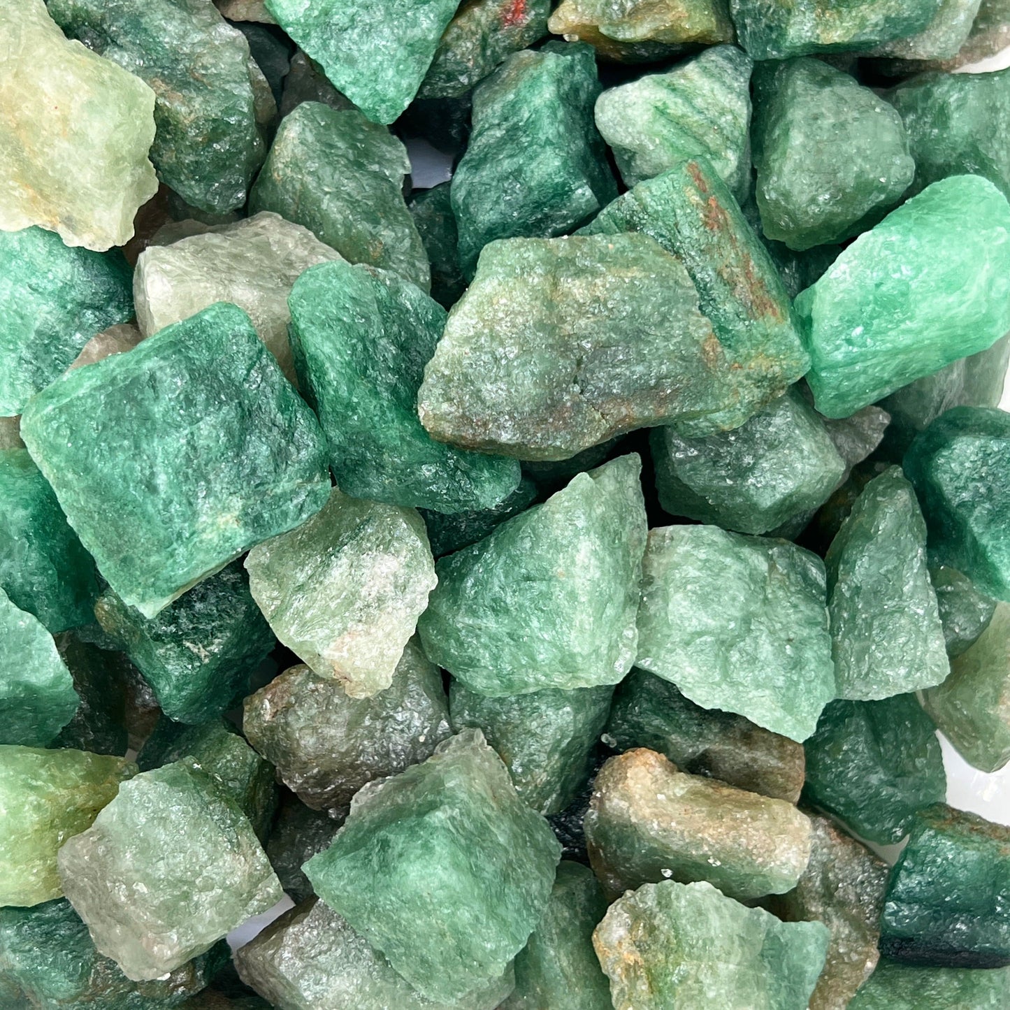 Green Strawberry Quartz Rough Stones WaterfrontCrystal
