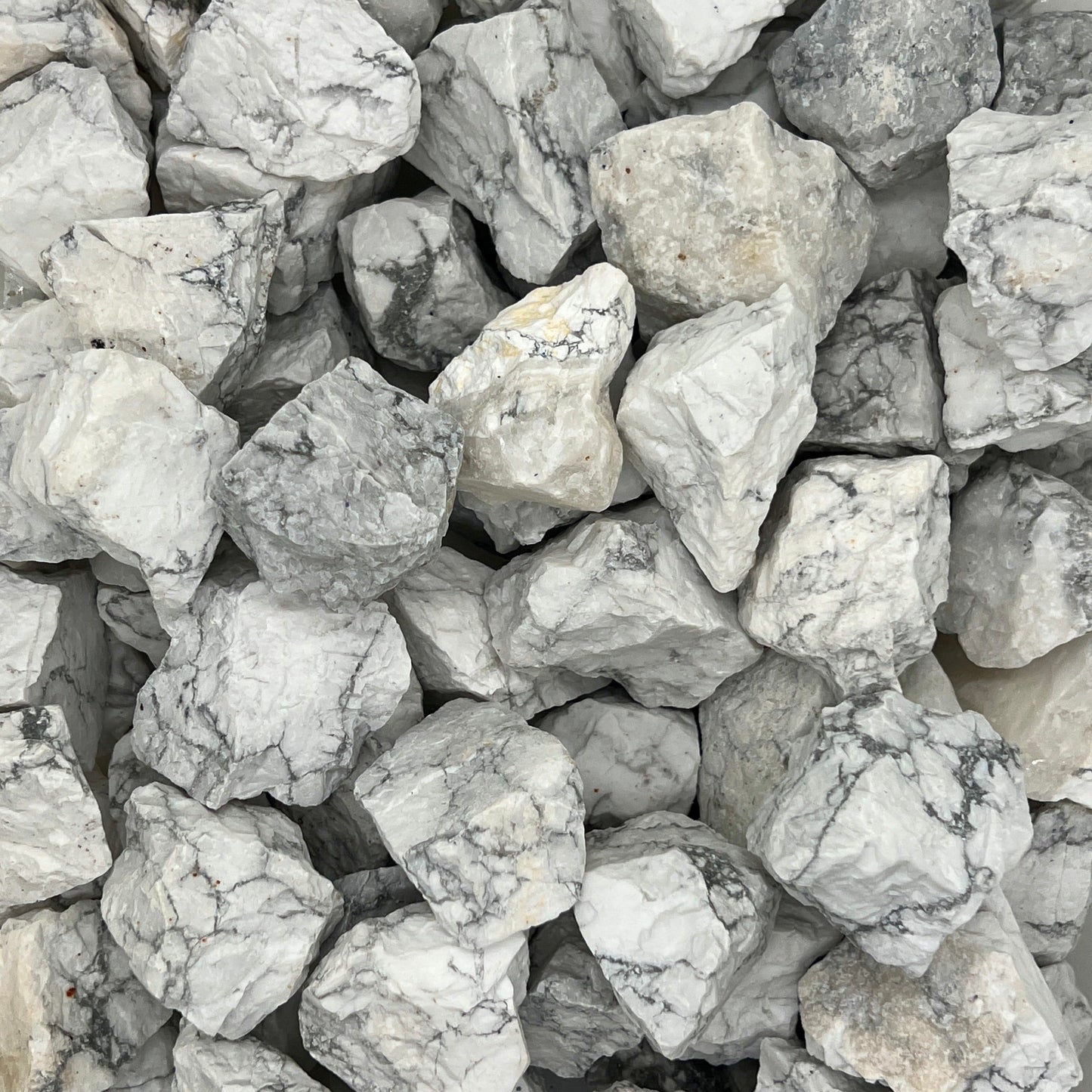 Howlite Rough Stones WaterfrontCrystal