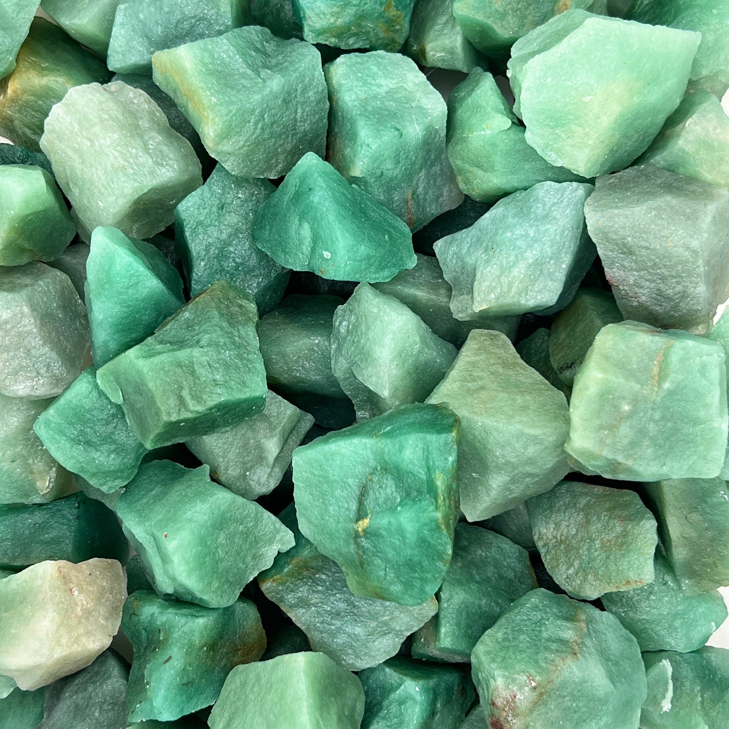 Green Aventurine Rough Stones WaterfrontCrystal