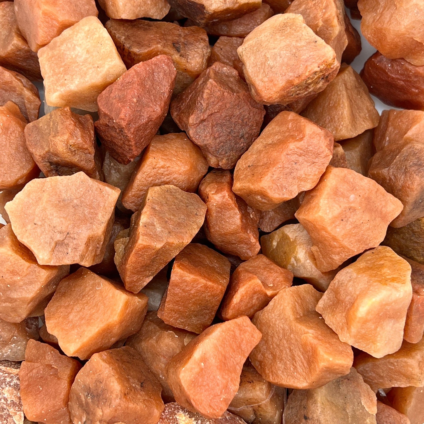 Red Aventurine Rough Stones WaterfrontCrystal