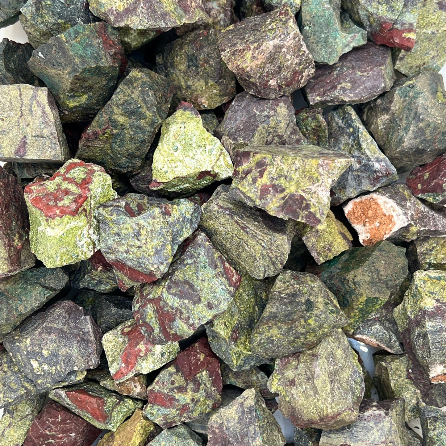 Dragon Blood Stone Rough Stones WaterfrontCrystal